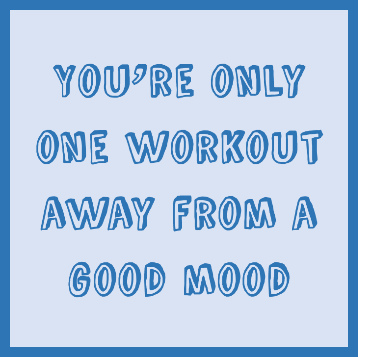 one workout away