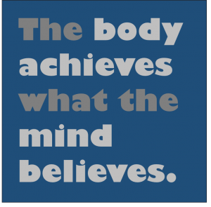 The body achieves