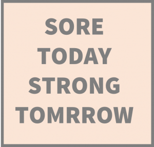 sORE TODAY