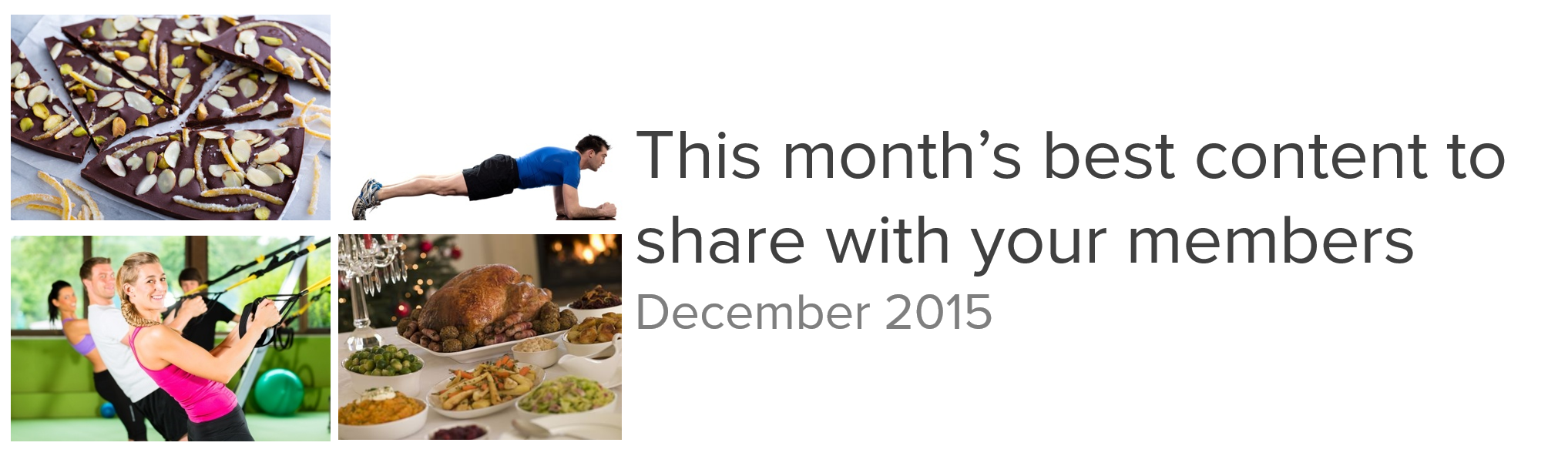 Content to share with your members on social media, December 2015